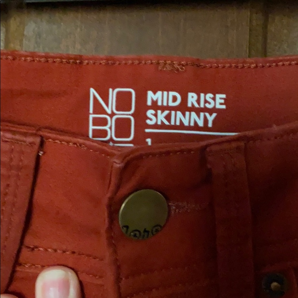 Rust Colored Jeans - Picture 2 of 3